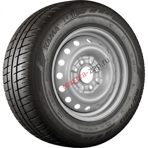 Колесо в сборе Кама R13 165/70 79N, 4x98 ET29 CB60.1 Silver, с балансировкой.
